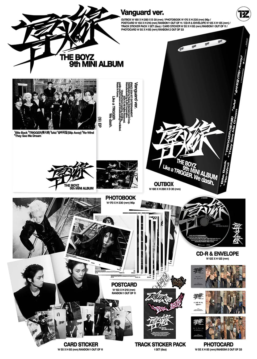 THE BOYZ - 導火線 (TRIGGER) - 9th Mini Album (Standard Ver.)