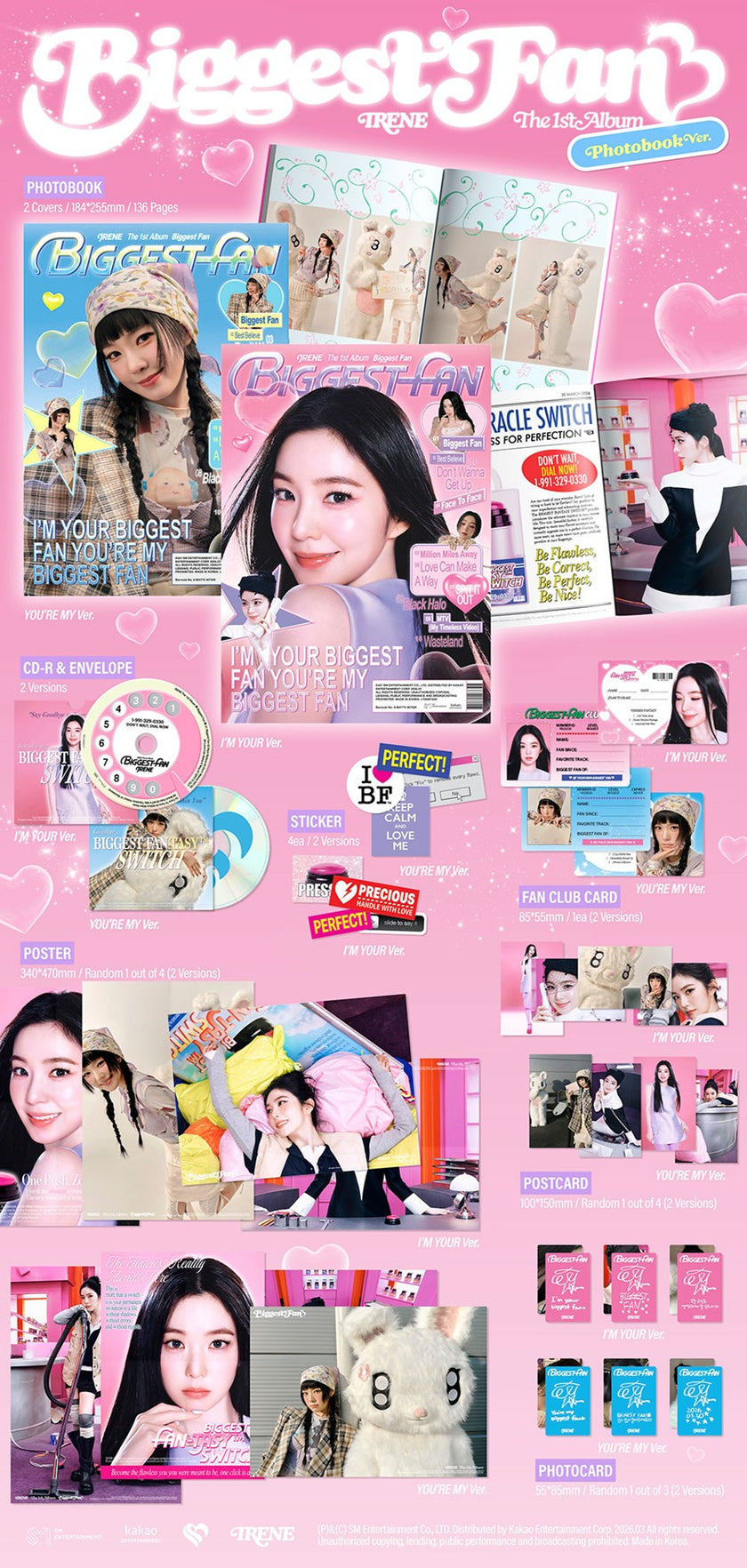 IRENE (Red Velvet) - Biggest Fan - 1st Album (Photobook Ver.)
