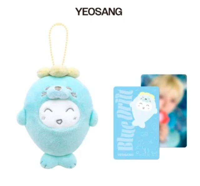 ATEEZ - 8th Anniversary Exhibition Blue Drift Official MD - Plush Sea Collection