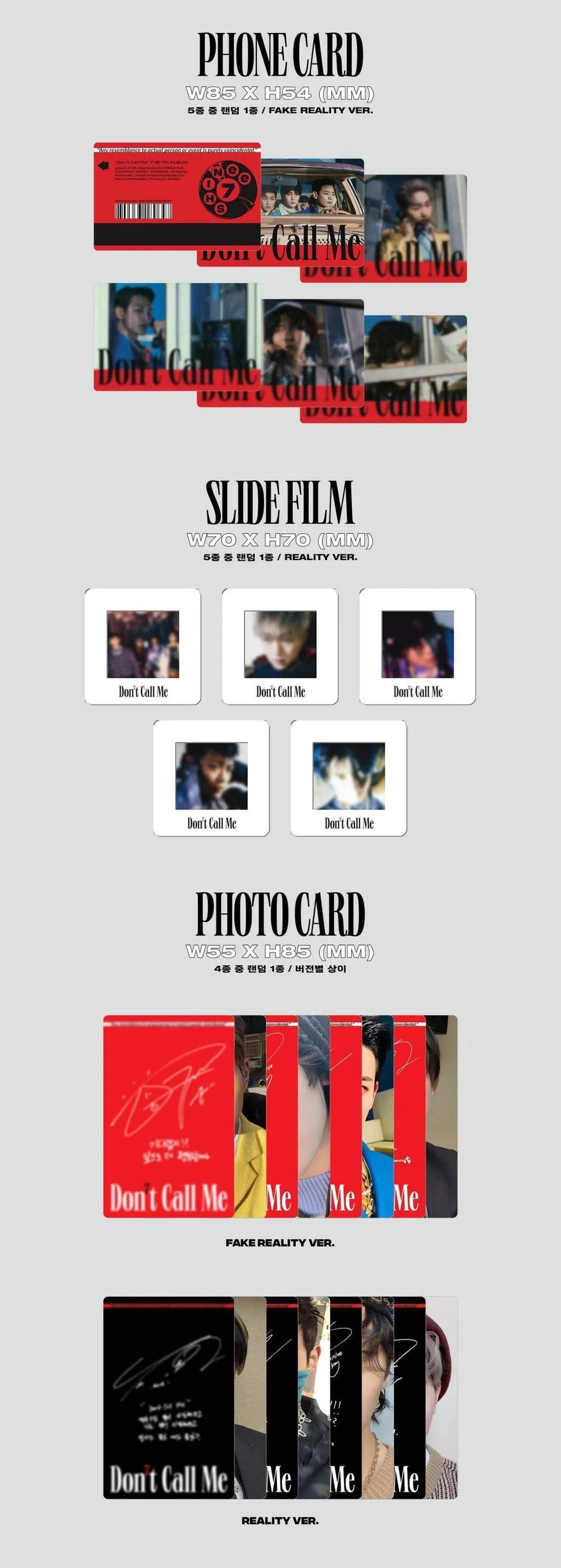 SHINee - Don't Call Me (Photobook)