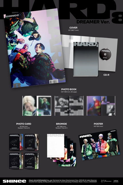 SHINee - HARD - 8th Album (Photo Book Ver.)
