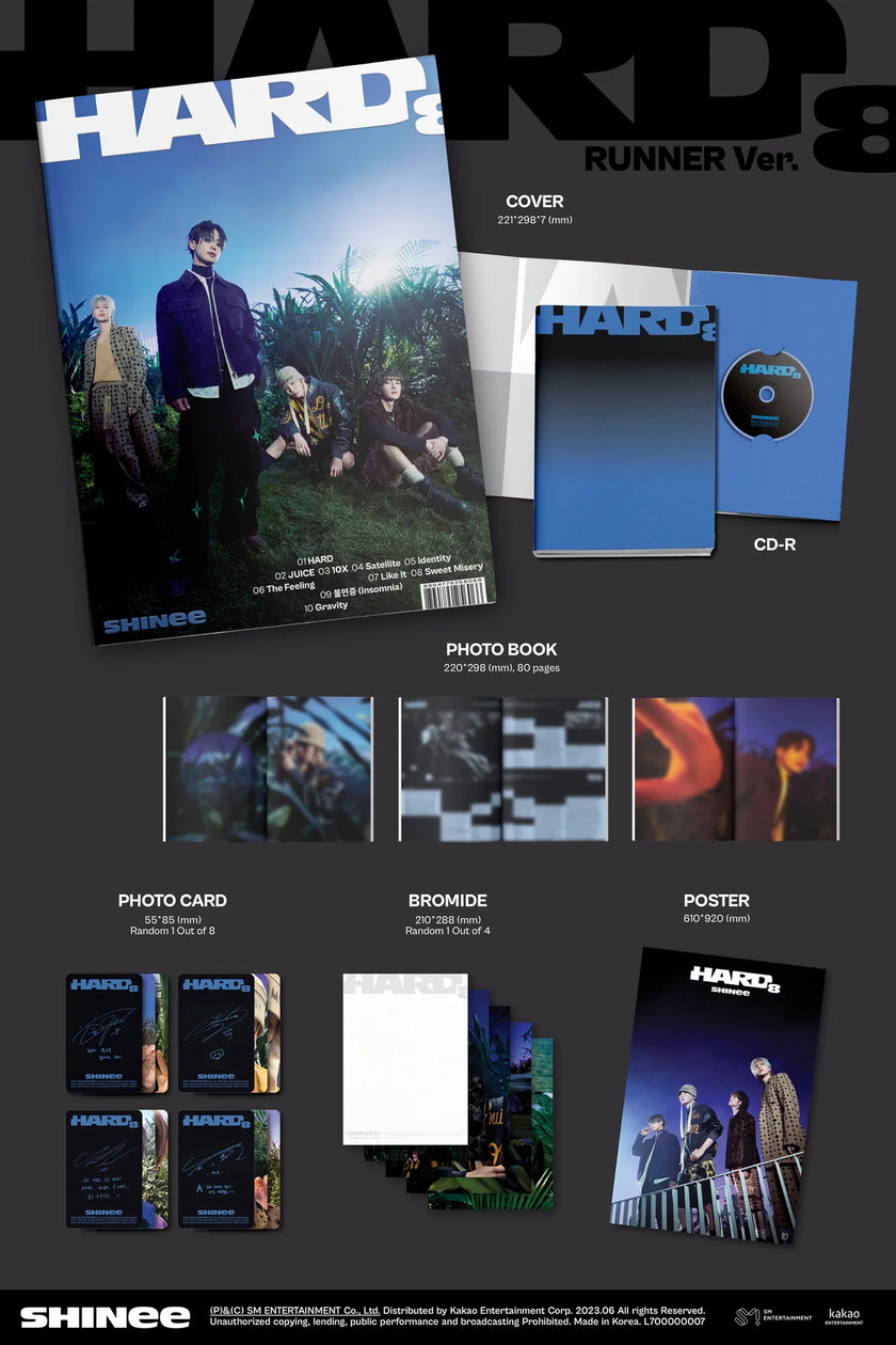 SHINee - HARD - 8th Album (Photo Book Ver.)