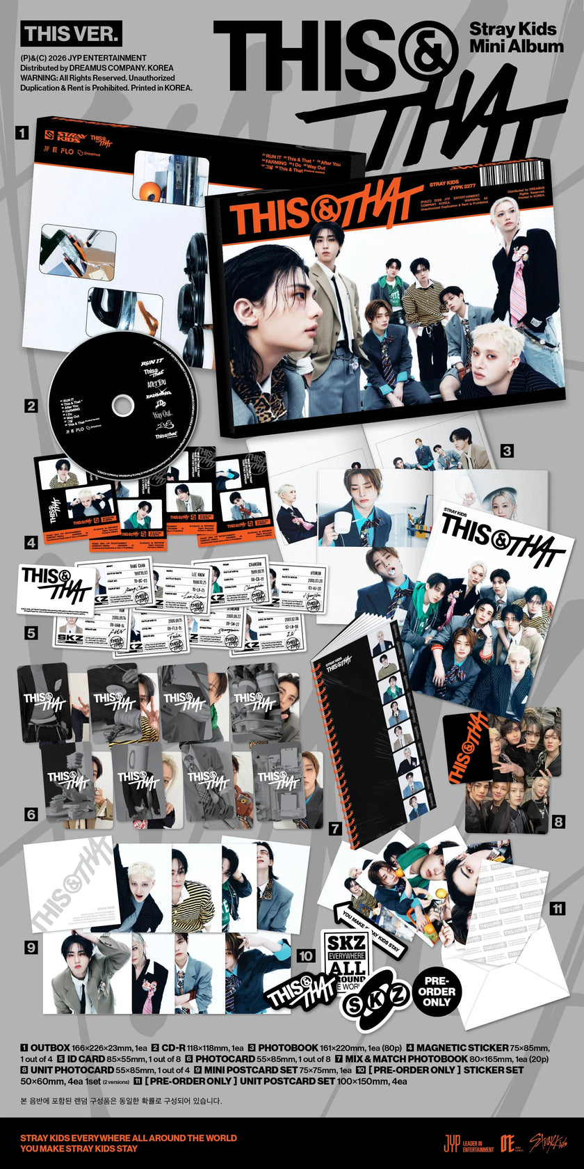 Stray Kids - THIS & THAT - Mini Album (THIS / THAT VER.)