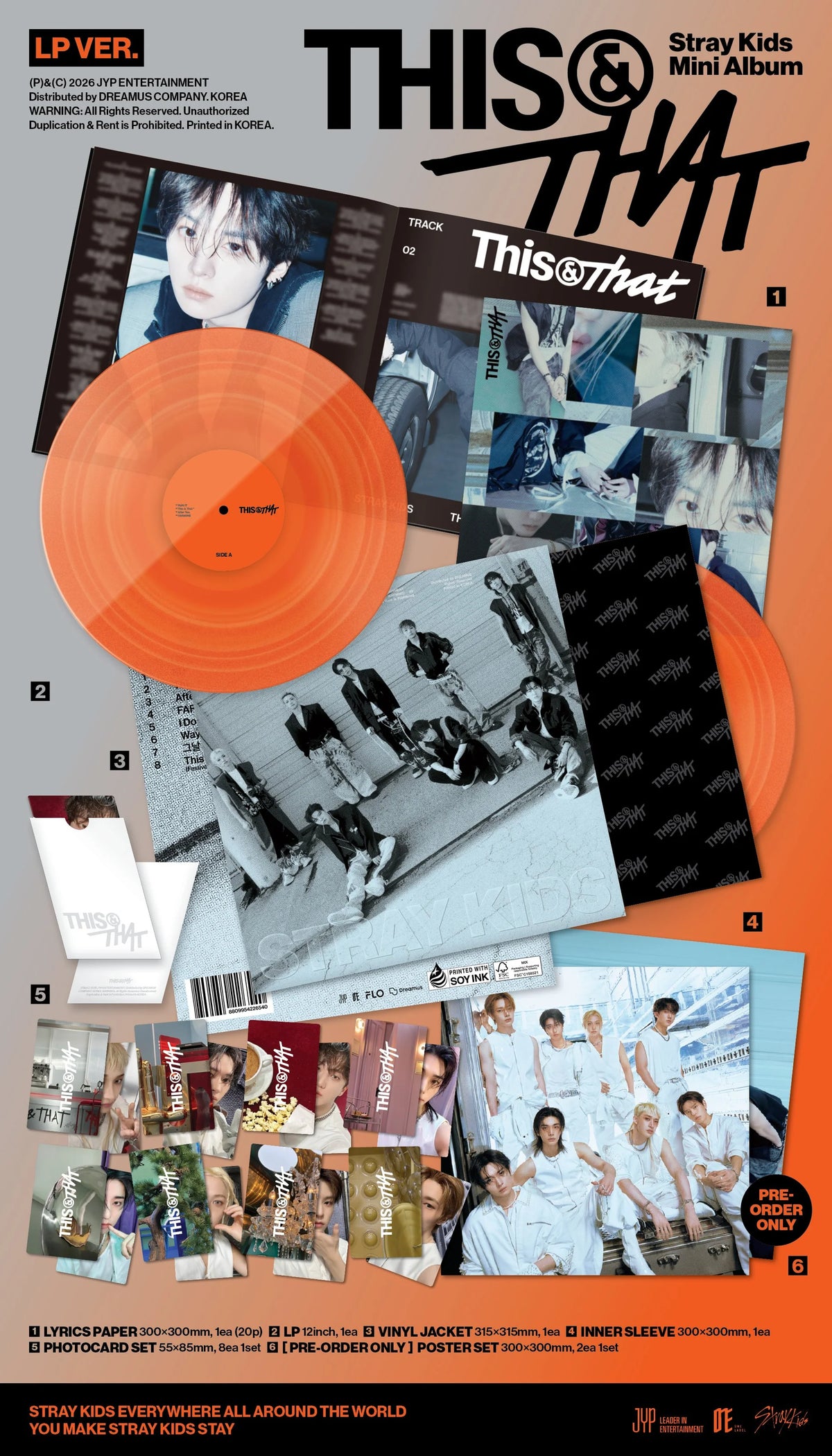 Stray Kids - THIS & THAT - Mini Album (LP VER.)