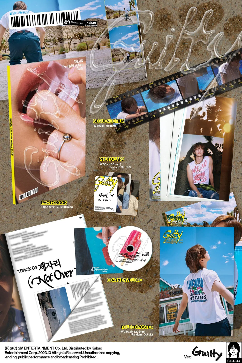 TAEMIN (SHINee) - Guilty - 4th Mini Album (Photobook Ver.)