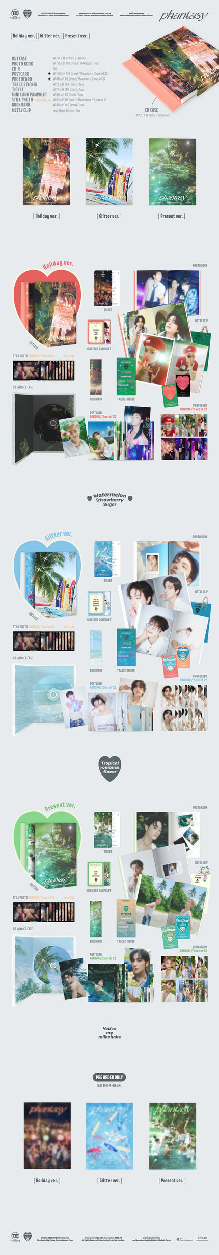 THE BOYZ - PHANTASY Pt. 1 Christmas in August - 2nd Full Album