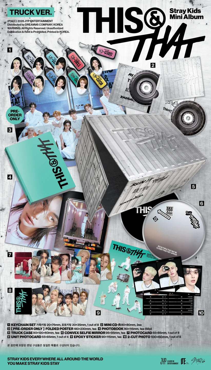Stray Kids - THIS & THAT - Mini Album (LIMITED / TRUCK VER.)