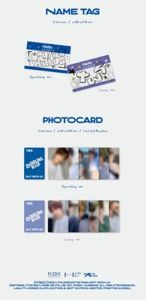 TWS - SPARKLING BLUE - 1st Mini Album