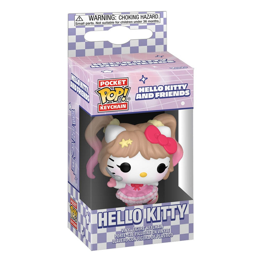 Hello Kitty and Friends POP! Animation Vinyl Schlüsselanhänger Hello Kitty (K-Pop Outfit) 4 cm