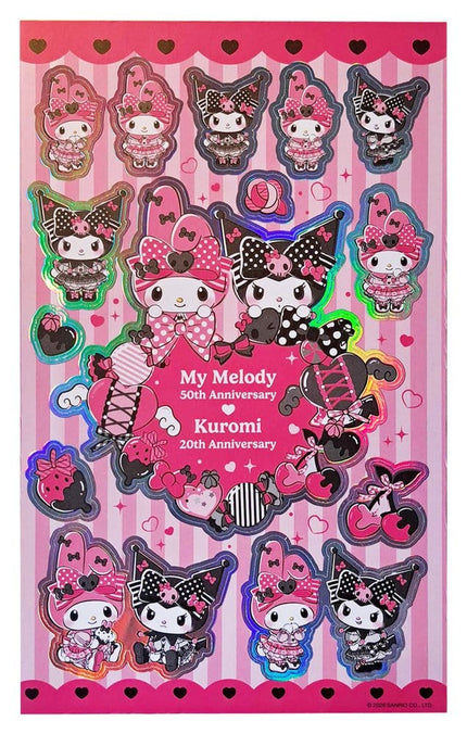 Hello Kitty and Friends - Sticker Pack 01 Pink Black Party