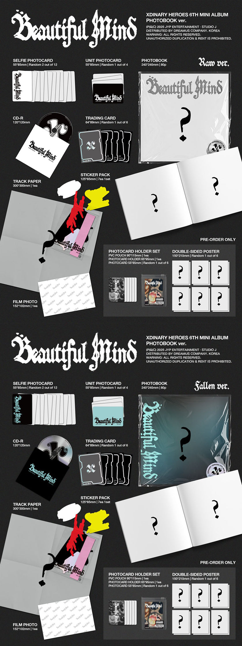 Xdinary Heroes - Beautiful Mind - 6th Mini Album (Photobook Ver.)