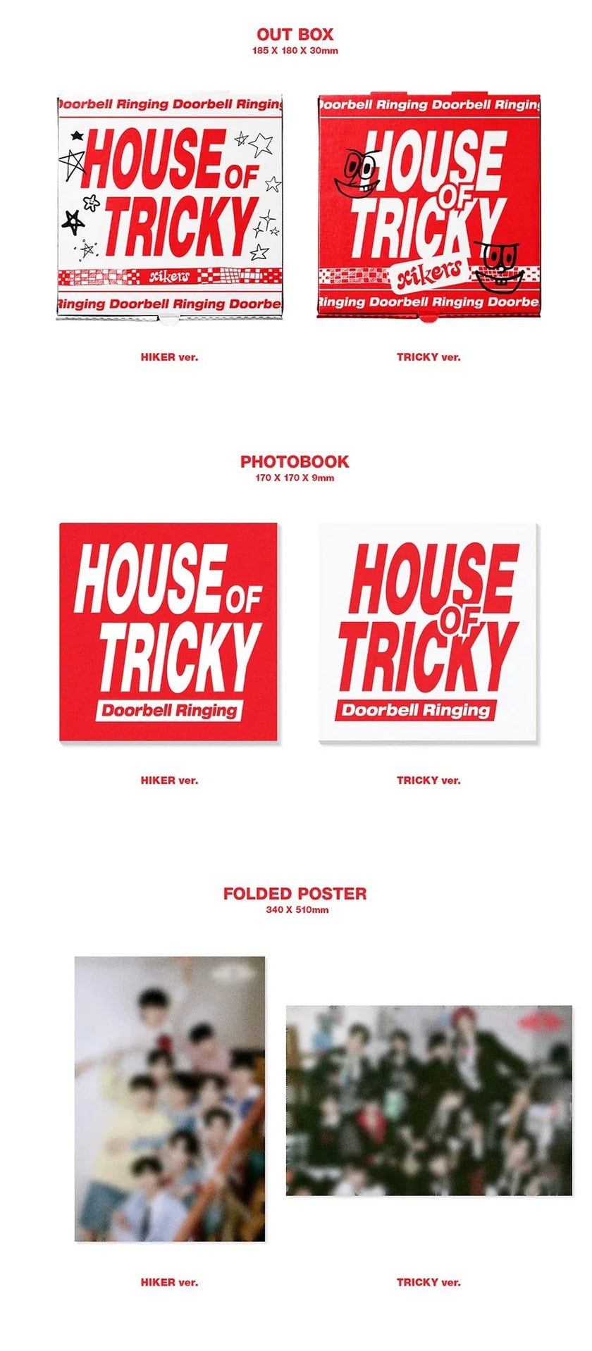 xikers - HOUSE OF TRICKY : Doorbell Ringing - 1st Mini Album