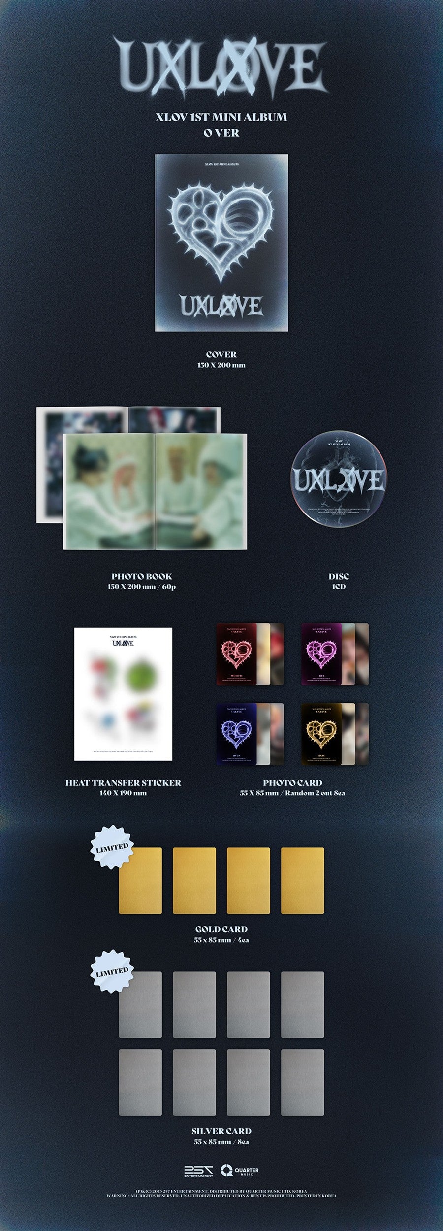 XLOV - UXLXVE - 1st Mini Album