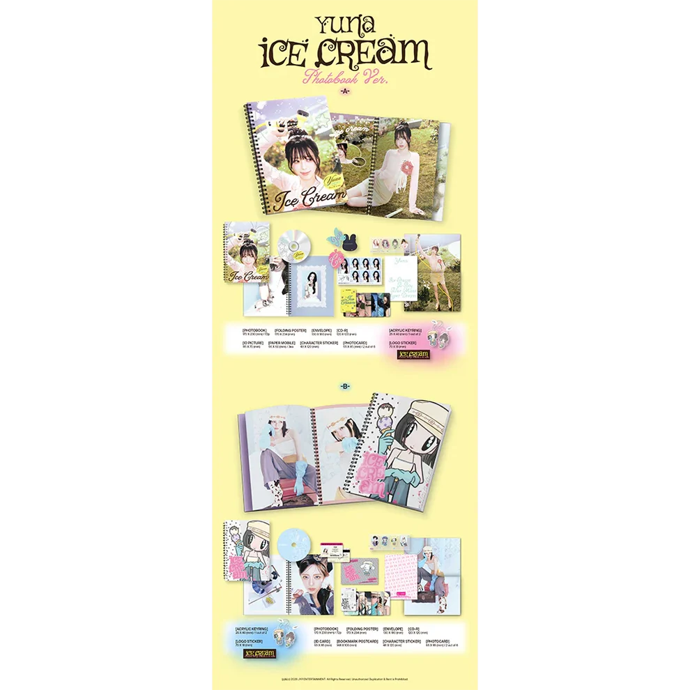 Yuna (Itzy) - [ICE CREAM] - 1st Mini Album (Photobook Ver.)