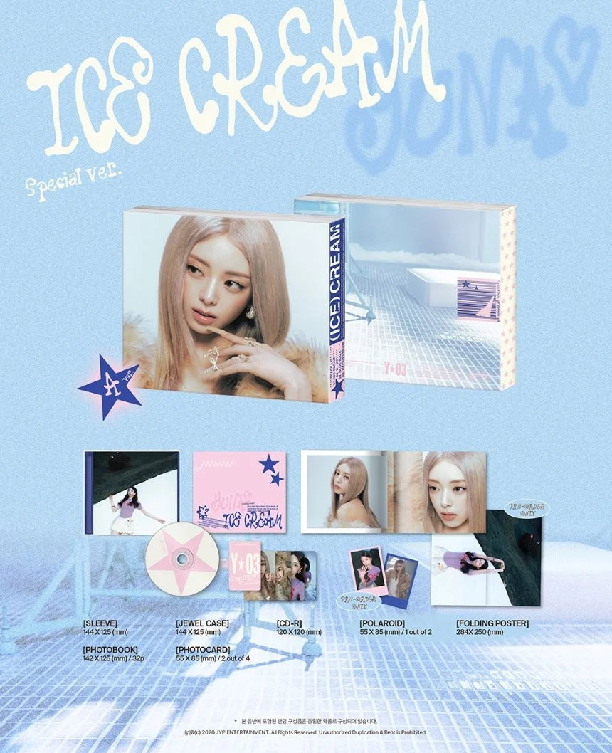 Yuna (Itzy) - [ICE CREAM] - 1st Mini Album (Special Ver.)